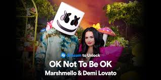 In the clip, both lovato and the famously helmeted dance star wake up in classic suburban bedrooms. Marshmello On Twitter Shazam Ok Not To Be Ok For A Sneak Peek Behind The Scenes From The Music Video With Me And Ddlovato