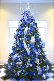 Blue Christmas Tree Silver Christmas Tree Blue Christmas Tree Decorations Blue Christmas Decor