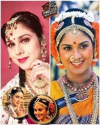 Happy birthday to Meenakshi Seshadri, the woman who didn't just learn  classical dance but absorbed it into her bloodstream, turning discipline  into something dangerously beautiful. Trained in Bharatanatyam, where every  line of