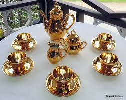 Pin On Gold Plated Tea Service