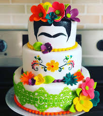 These Cakes Are Probably The Good In The World Frida Kahlo Birthday Cake Fiesta Cake Themed Cakes Mexican Birthday Parties