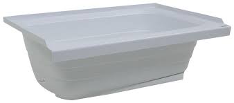 Google center drain bathtub , lots of them come up. Better Bath Rv Bathtub Left Hand Drain 40 1 4 Long X 24 Wide White Lippert Rv Showers And Tubs Lc209673