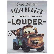 Only she was a truck. Tow Mater Metal Sign Hobby Lobby 1308063