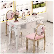 Many manicure tables, weighing less than 30 pounds is ideal for the individuals who do house calls, or simply working at home to have it put away conveniently. Manicure Table Simple Modern Double Table And Chair Set Single Small Simple Nail Table Double Layer 0 Off
