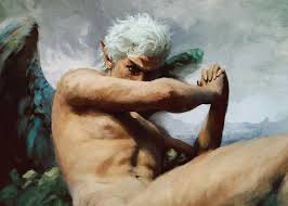 The Fallen one Poster, picture, metal print, paint by Anato Finnstark |  Displate