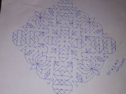 Pongal Pot Kolam Designs With 25 3 3 Dots Bhogi Kundala Muggu With Lotus Flowers Pongal Rangoli Youtub Kolam Designs Big Rangoli Designs Rangoli Designs