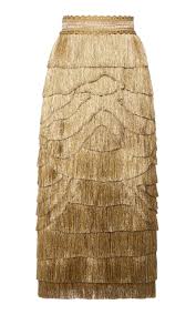 Maybe you would like to learn more about one of these? High Rise Fringe Midi Skirt By Dolce Gabbana Moda Operandi