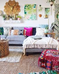 Boho Eclectic Livingroom By Sare Xo Featuring The Cosmos Grey Sofa Colourful Living Room Living Room Decor Retro Living Rooms