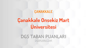 Check spelling or type a new query. Dgs Canakkale Onsekiz Mart Universitesi 2021 Taban Puanlari Dgspuan