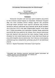 Misalnya jika di lokasi kkn masalah kesehatan khususnya kesehatan lingkungan untuk menjadi prioritas utama, maka dibuatlah program kerja penyuluhan kesehatan lingkungan. Pdf Penyusunan Perencanaan Kegiatan Perpustakaan Eka Kusmayadi Academia Edu