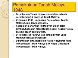 Sebuah persekutuan dibentuk dengan gabungan 11 buah negeri. Hubungan Etnik Usaha British Memerdekakan Tanah Melayu