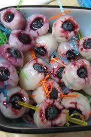 Creepy Halloween Eyeballs Recipe Halloween Food Appetizers Creepy Halloween Food Fun Halloween Food
