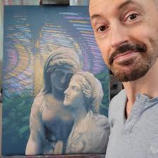 I've just finished painting Vicky, here she is next to Koquillion