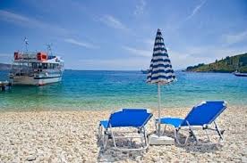 In today's new puzzle we're at the beach in a beautiful old red car. Beach Scene From Corfu Island Greece Jigsaw Puzzle Online