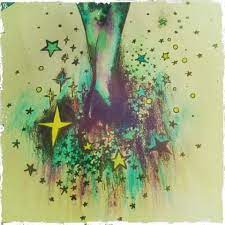 Lady Walking In The Stars By Violet Page Star Art Tattoo Portfolio Art