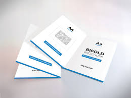 The free psd mockup file consists. A4 Bifold Brochure Mockup Template Psd Graphic By Dendysign Creative Fabrica
