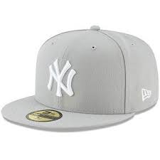 Men S New Era Gray New York Yankees Fashion Color Basic 59fifty Fitted Hat Kohls In 2021 Fitted Hats Hats For Men Yankees Fitted Hat