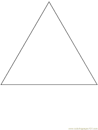 Blue color triangle pattern with grunge effect vector. Triangle Coloring Page For Kids Free Simple Shapes Printable Coloring Pages Online For Kids Coloringpages101 Com Coloring Pages For Kids