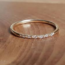 Womens Wedding Band White Gold Wedding Bands Women White Etsy Thin Diamond Wedding Band White Gold Wedding Bands Women White Gold Ring Band