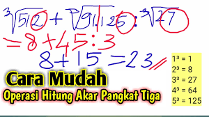 Check spelling or type a new query. Operasi Hitung Akar Pangkat Tiga Kelas 5 Semester 2 Youtube