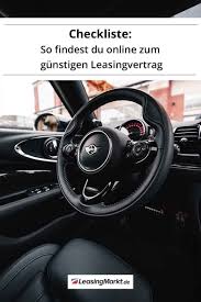 Die Checkliste Fur Deinen Leasingvertrag In 2020 Auto Leasing Checkliste Vertrag