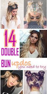 How To Make A Braided Double Bun Braid Short Hair Bun Double Hair Buns Bun Hairstyles