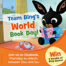 What kind of animal has bitten chandler at. Bing Bunny Quizzes Activities Prizes It S Team Bing S World Book Day Party Right Here On Facebook Next Week We Re Giving Away Bundles Of Bing Books With Quiz Questions And Activities