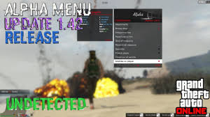 Gta 5 mod menu usb download works on xbox one ps4 and more from i.ytimg.com take gta 5 to the next level whilst playing with friends using this free mod, spawn your favorite cars and play with the endless features included in this easy to download mod menu. Alpha Menu Gta