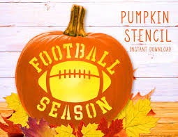 Football Season Pumpkin Stencil, Pumpkin Stencil, Pumpkin Carving Stencil,  Printable Halloween Template, Football Sports Fan, Digital File - Etsy  Canada