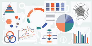 Vector Illustration Of Different Charts Graphs And Tables For