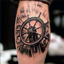 In fact, if you have a tattoo, then the design on your helmet could be a reflection or even an exact copy of the tattoo design or something related. 70 Ship Wheel Tattoo Designs For Men A Meaningful Voyage