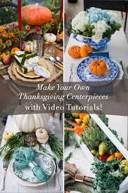 Thanksgiving is all about spending time around the dinner table and enjoying a meal with our family. Make Your Own Thanksgiving Centerpieces With Video Tutorial