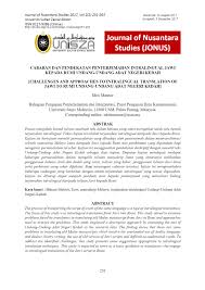 Updated on may 23, 2020. Pdf Cabaran Dan Pendekatan Penterjemahan Intralingual Jawi Kepada Rumi Undang Undang Adat Negeri Kedah Challenges And Approaches To Intralingual Translation Of Jawi To Rumi Undang Undang Adat Negeri Kedah
