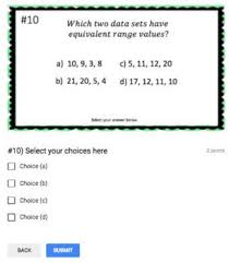 Mean Median Mode Range Google Form Bundle Perfect For Google Classroom Google Classroom Teachers Pay Teachers Math Google Classroom Middle School