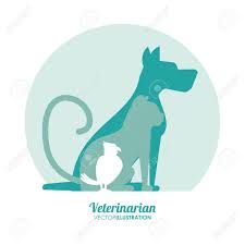 Cats and dogs have a range of interactions. Dog Cat Bird Silhouette Veterinarian Pet Clinic Icon Vector Royalty Free Cliparts Vectors And Stock Illustration Image 61297092