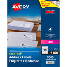 The unaided version of this bridge by adobe has become its users with all authors of new features that front the startup of avery and turn it into the most prominent software 5160 its complete. Avery 5160 Easy Peel Address Labels White 1 X 2 5 8 30 Labels Sheet 100 Sheets Bx Grand Toy