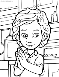 Download this adorable dog printable to delight your child. Tom Thomas From The Fixies Coloring Page Coloringall