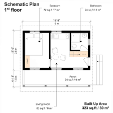 The master bedroom has its own bath and. Small Cabin Plans With Loft And Porch