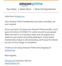 Prime membership also includes free. Signed Up For An Amazon Prime Trial Forgot To Cancel It In Time Got A Full Refund Since I Didn T Use It This Month Antiassholedesign