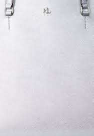 Lauren Ralph Lauren CROSSHATCH LEATHER LARGE KARLY TOTE