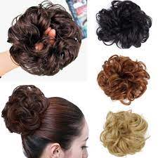 Hot Womens Curly Wave Hair Bun Clip Comb In Hair Extension Chignon Hairpiece Wig Bun Hair Piece Messy Bun Hairstyles Bun Hairstyles