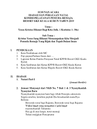 Anda berada di tempat yang tepat. Paling Baru Contoh Kata Sambutan Mc Natal Zee Blog S