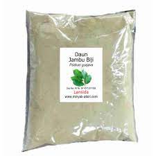 Daun jambu segar sebanyak kurang lebih 30 g, dan segenggam tepung beras digongseng sampai. Bubuk Daun Jambu Biji 500 G Serbuk Murni Simplisia Psidium Guajava Powder Shopee Indonesia