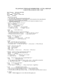 Maybe you would like to learn more about one of these? Contoh Soal Bahasa Inggris Kls 8 Smt 1 Bab 4 Jawabanku Id