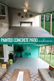 Masonry paint ($20 per gallon) can be tinted and is much thicker than exterior paint. How To Paint A Concrete Patio With Tutorial Tips