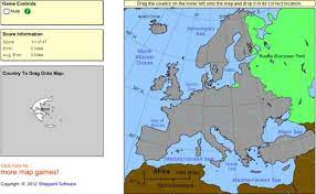 Belarus borders poland on the west, lithuania on the northwest, latvia on the north, russia on the east, and ukraine on the south. Sheppard Software Europe Map Cute766