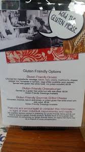 Table Flip Chart Gluten Free Picture Of Norske Nook