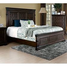 Locations within 25 miles within 50 miles within 100 miles Bedroom Furniture Modern 1pc California King Size Bed Walnut Finish Decorative Headboard Tall Panel Solid Wood Bedframe Walmart Com Walmart Com