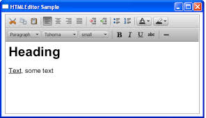 Onlinegdb is online ide with html compiler. Using Javafx Ui Controls Html Editor Javafx 2 Tutorials And Documentation
