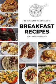 25 weight watchers breakfast recipes